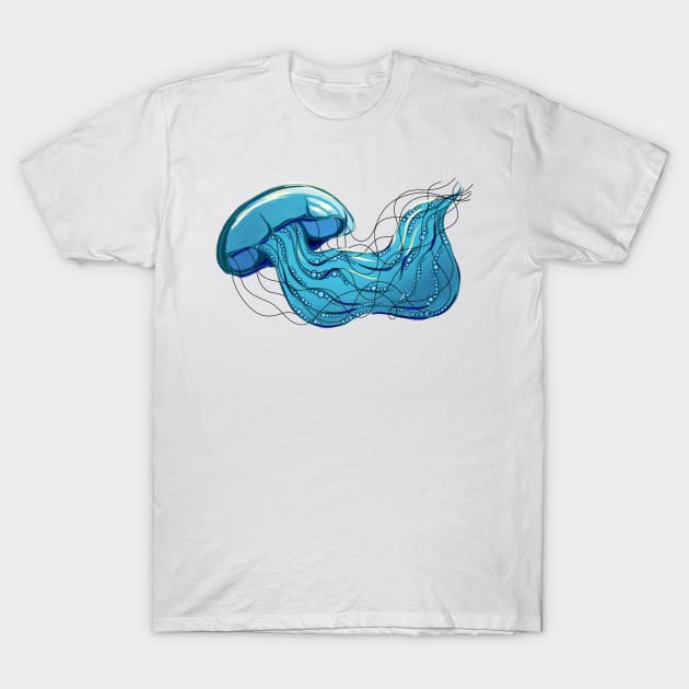 Jellyfish T-Shirt by Zjuka_draw